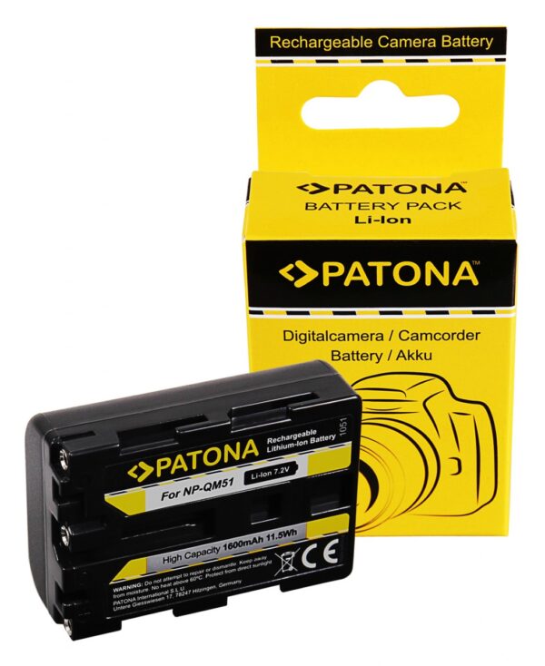 Battery Sony NP-FM55 QM51 FM50 DSLR-A100